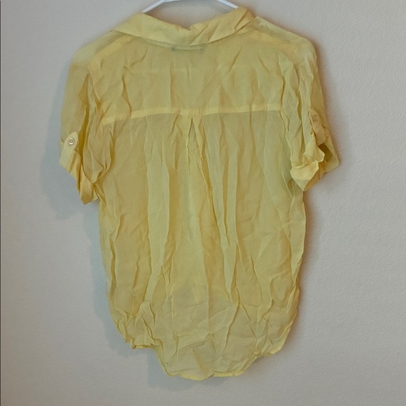 Maven West Yellow Short Sleeve Button Down Shirt - Picture 4 of 4